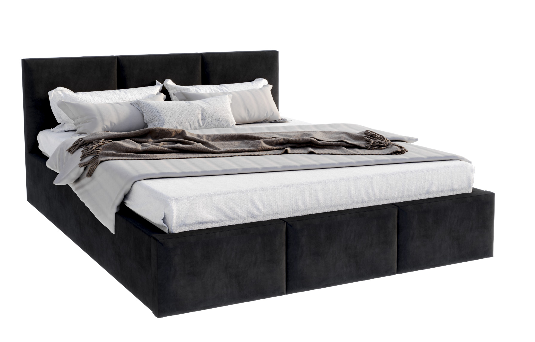 Postel 140x200 čalouněná kovová konstrukce Fresia