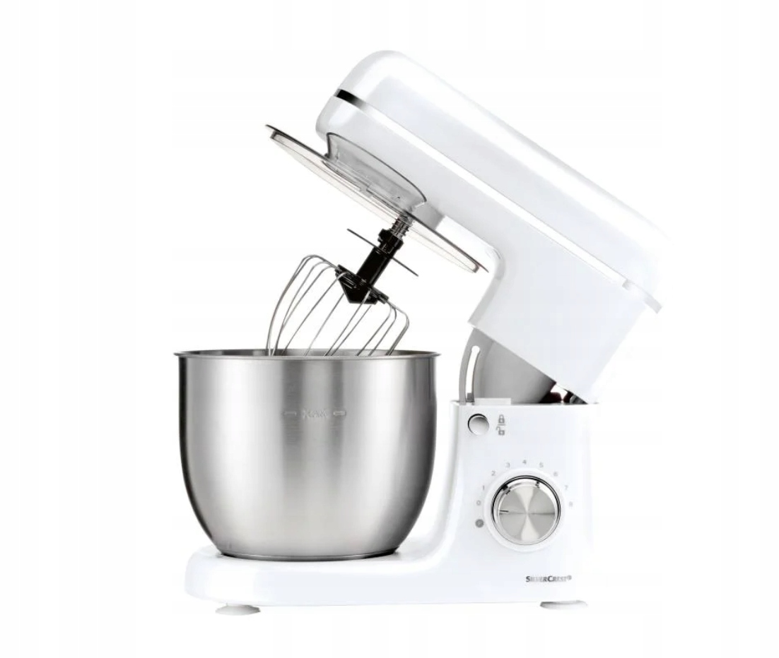 Robot kuchenny Silvercrest Skm 600W Mikser Planetarny Wielofunkcyjny biały