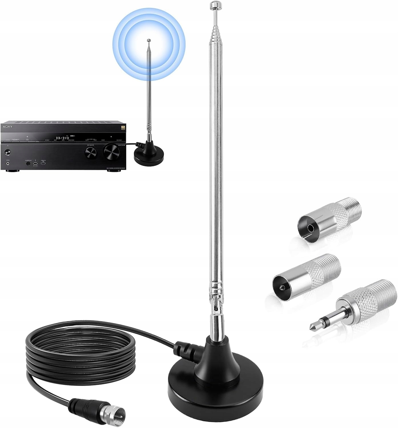 Antena zewnętrzna Zree srebrna