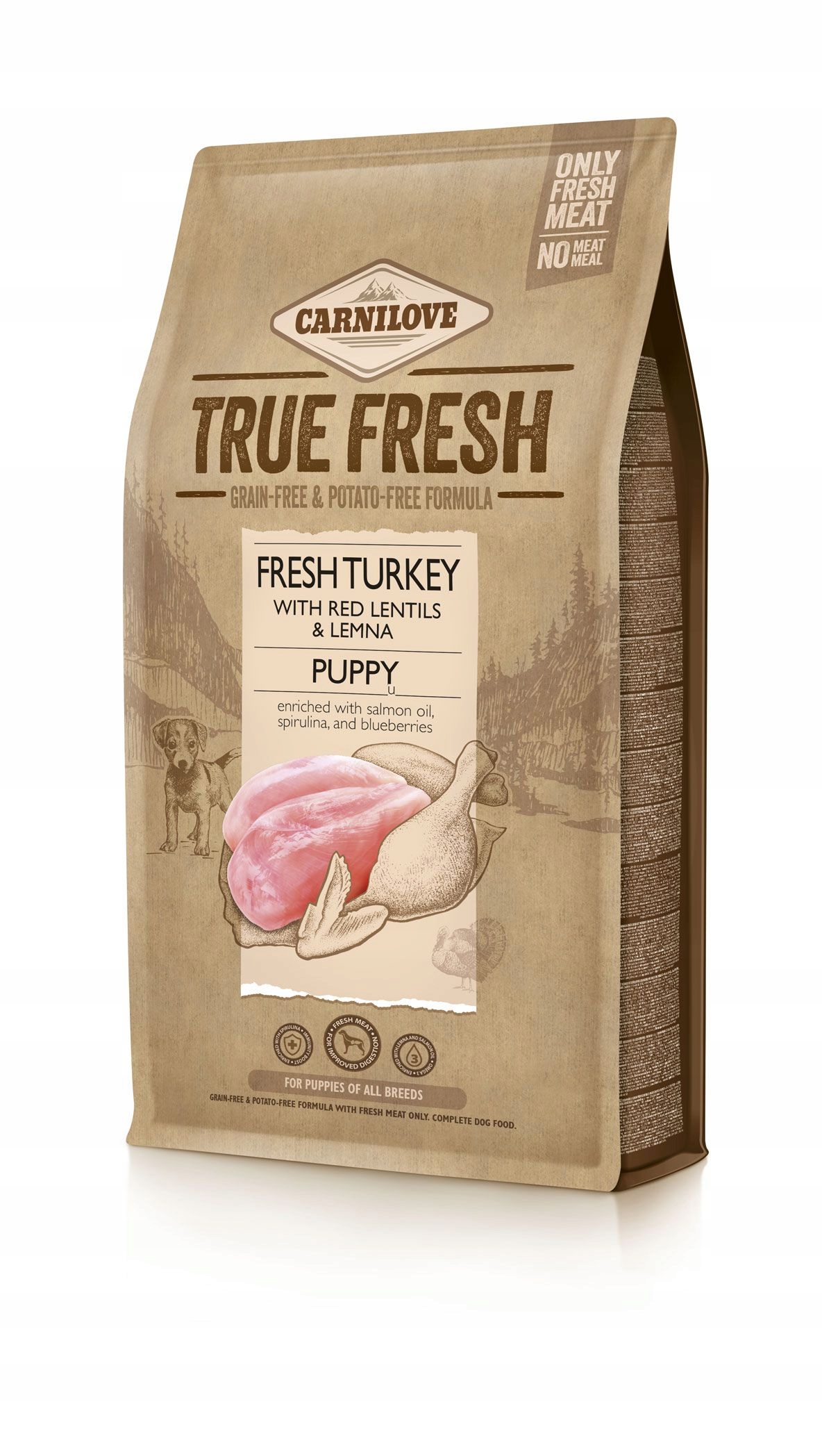 Levně Carnilove True Fresh Dog Puppy Krůta 11,4KG