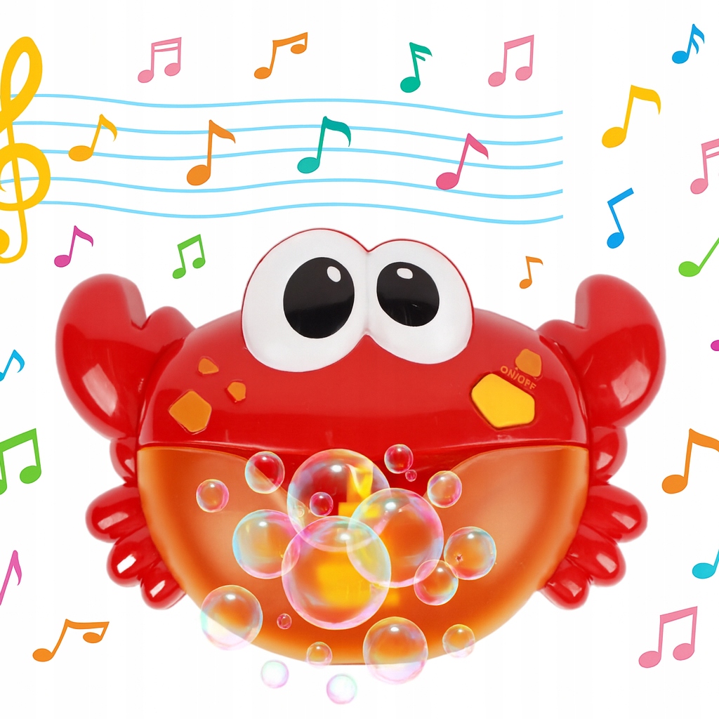 МАШИНА ДЛЯ МЫЛЬНЫХ ПУЗЫРЕЙ С ПЕНОЙ В ВАННЕ ИГРУШКА ДЛЯ ВАННЫ КРАБ