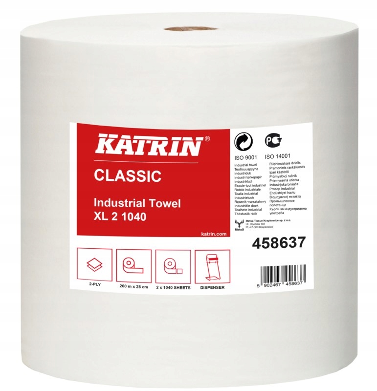 

Katrin Classic Industrial Towel XL 2 rolki 458637