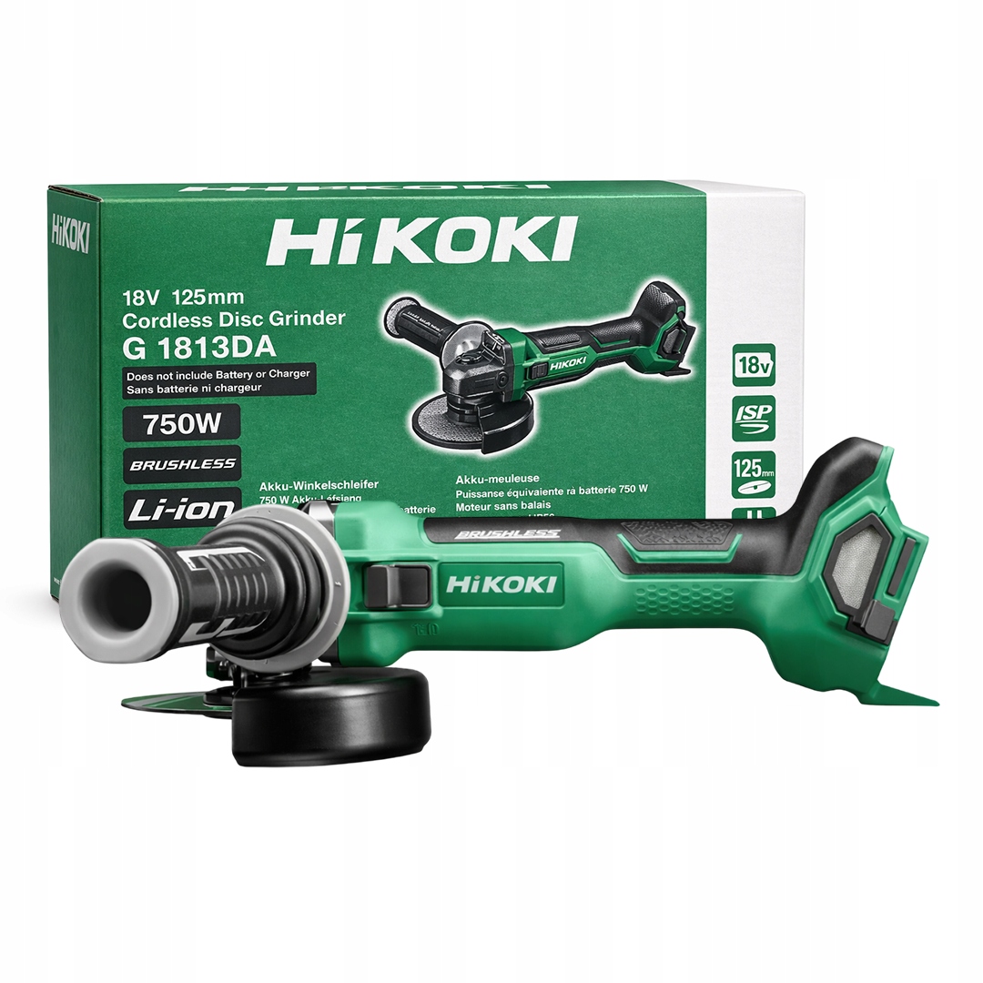 Hikoki Szlifierka kątowa akum. 18V 125mm Body bezszczotkowa G1813DAW4Z