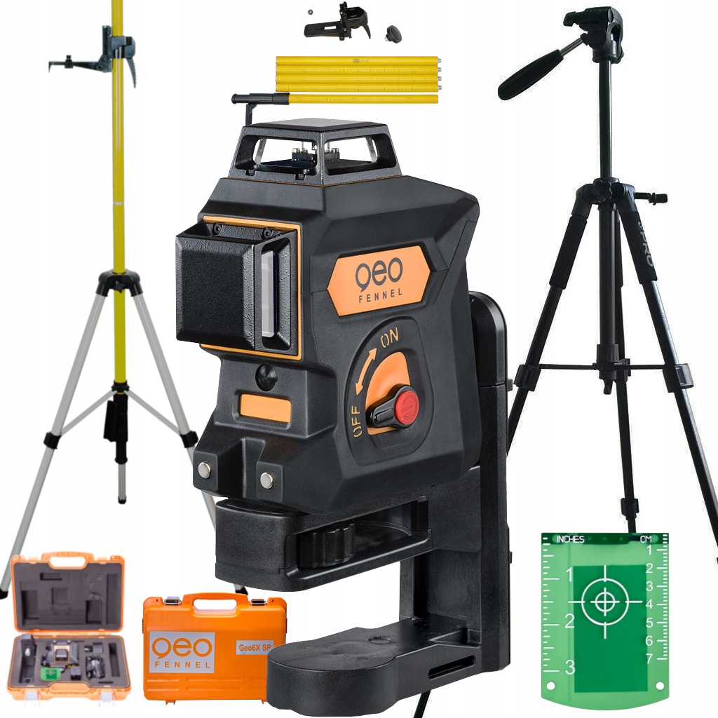 Geo Fennel Geo6X GREEN statyw, tyczka ze stojakiem