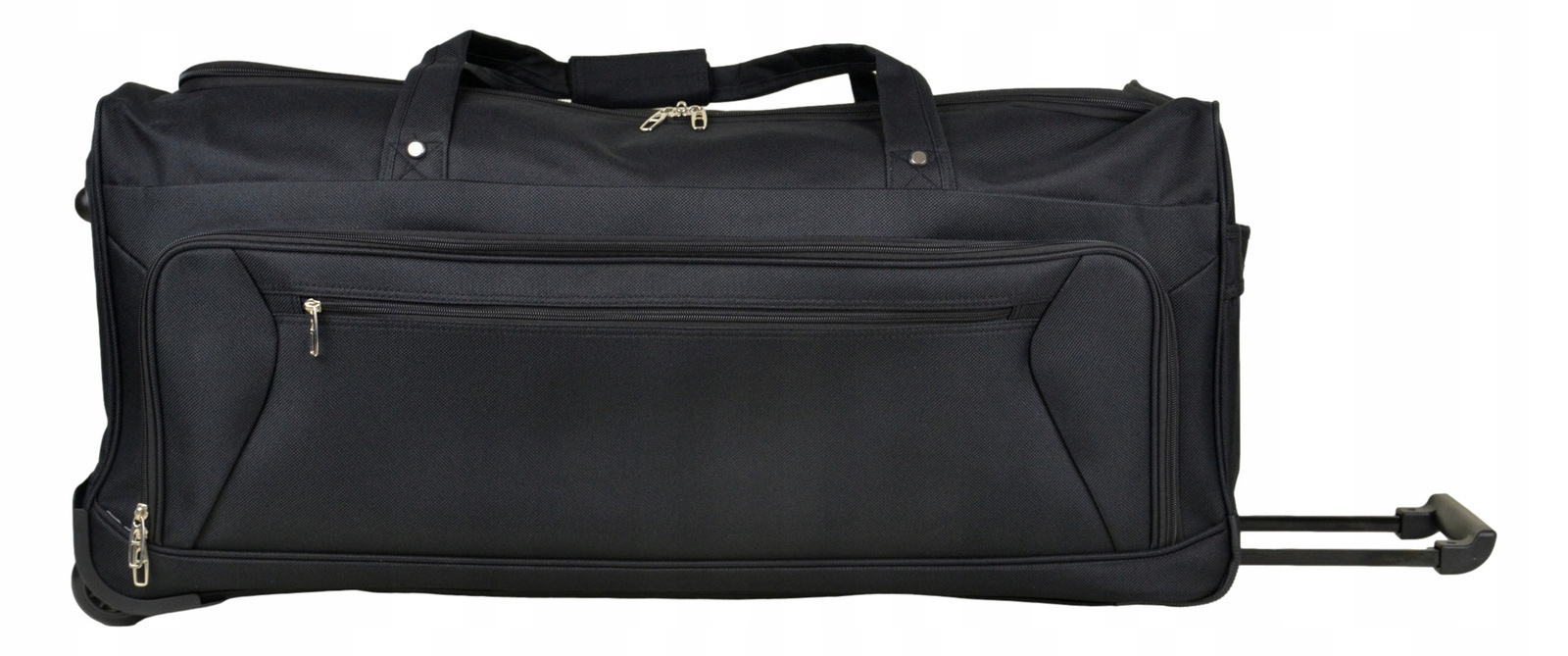 Duża Torba Podróżna Materiałowa Bagia Premium 130L Nadwóch Kołach Kieszenie