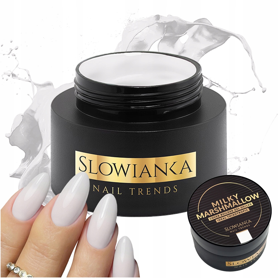 Slowianka Żel Budujący Do Paznokci Tixotropic 50g Milky Marshmallow Cover