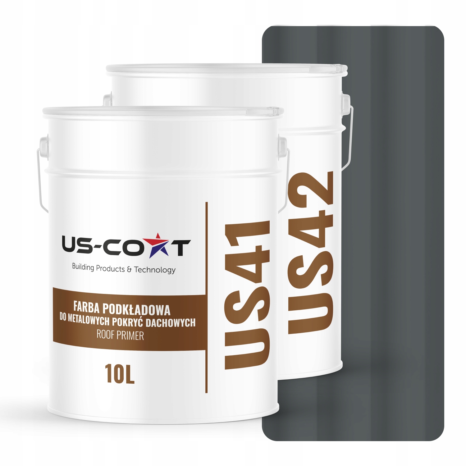 Farba Na Kovové Strechy Podložka Sivá Bazaltová RAL7012 74 m2 Polomatná