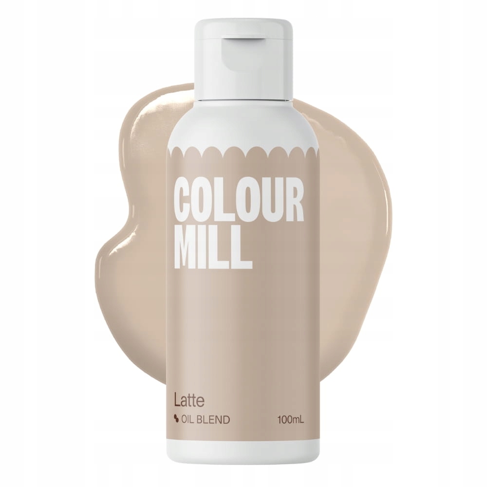 Barwnik spożywczy do mas tłustych Colour Mill 100ml Latte Kawowy