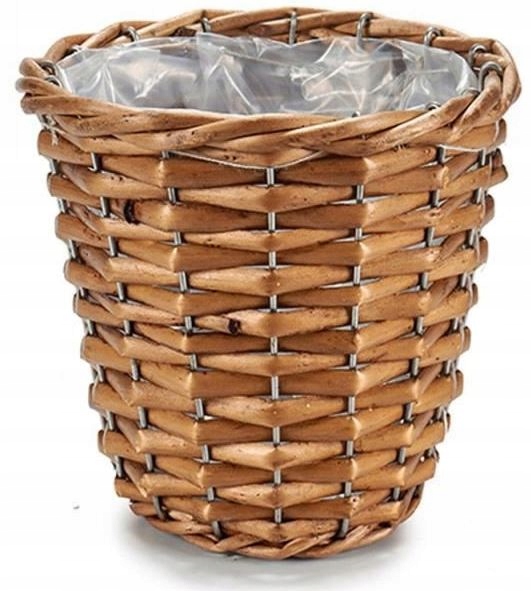 

Kosz plecony wiklinowy Doniczka osłonka 17cm
