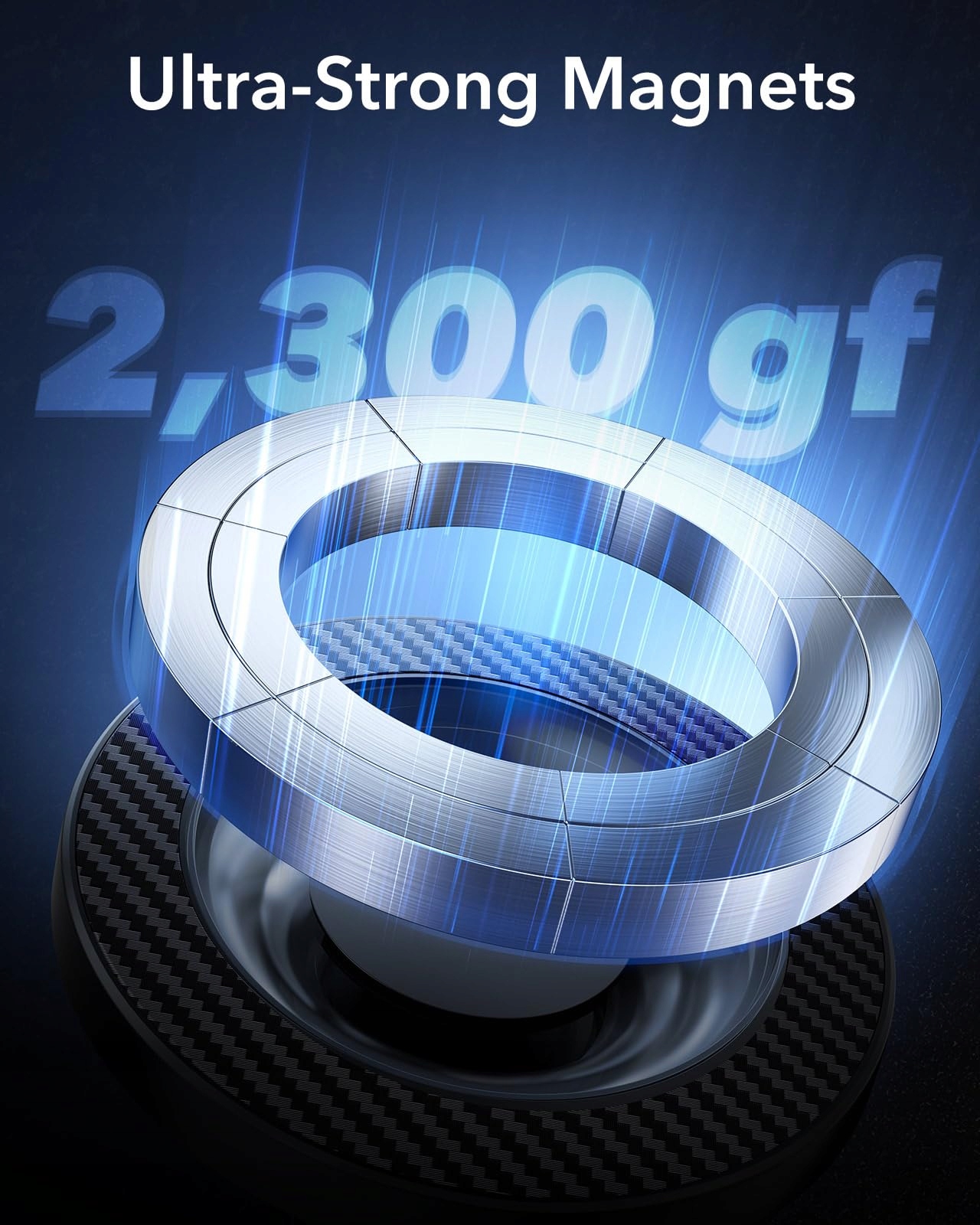 ESR Magnetyczny Uchwyt Samochodowy MagSafe iPhone 15/14/13/12 Czarny — miniatura 3