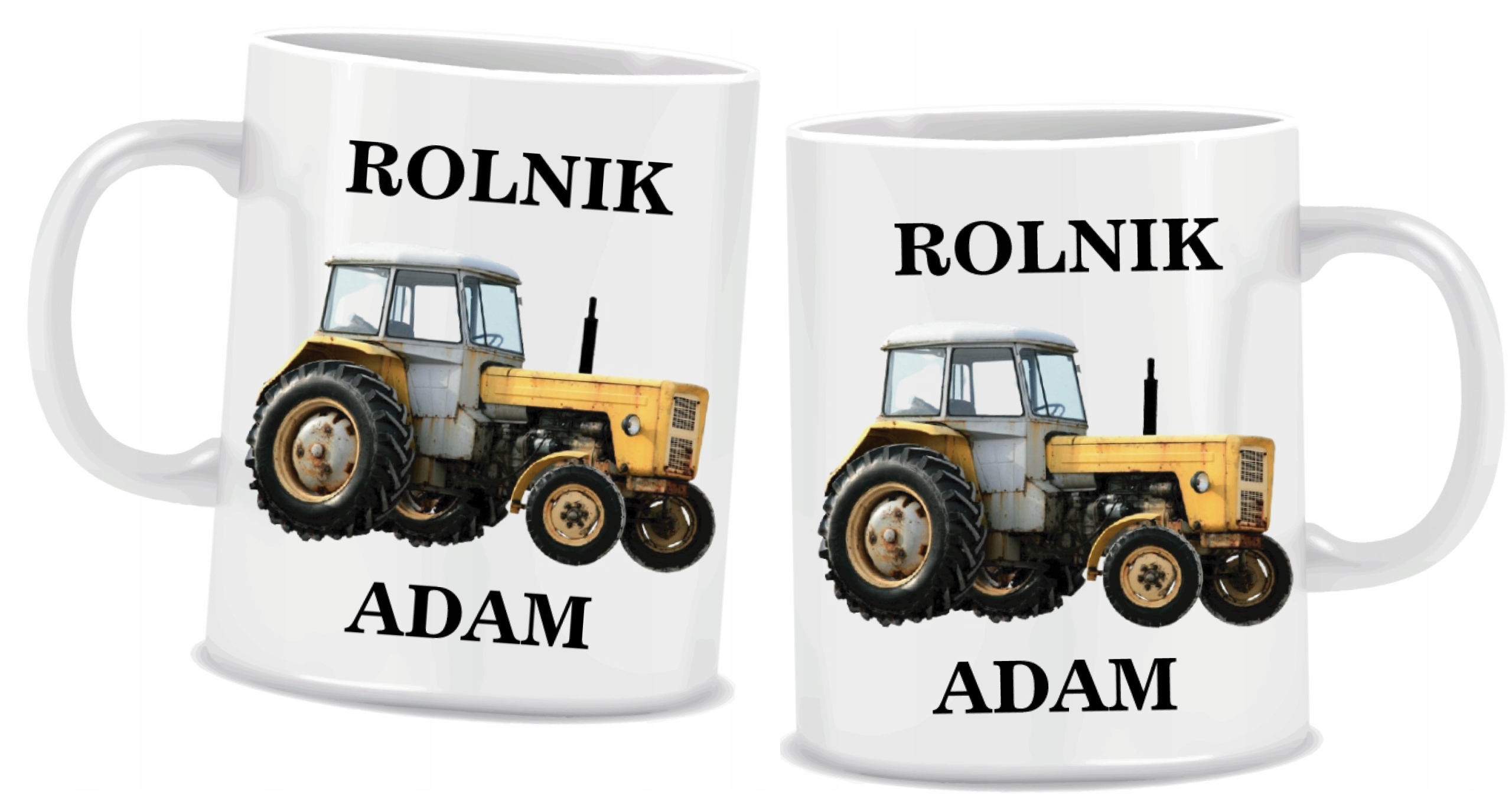 

Kubek Rolnika stary ciągnik traktor + Imię Rolnika