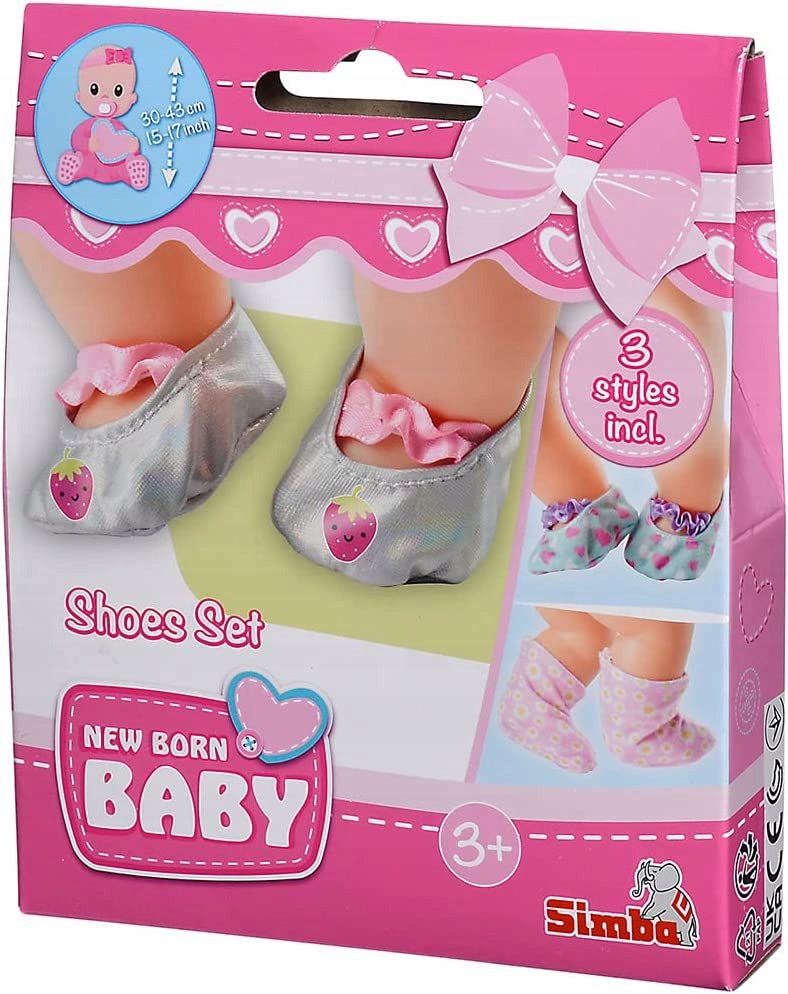 

Zestaw Bucików Dla Lalki New Born Baby