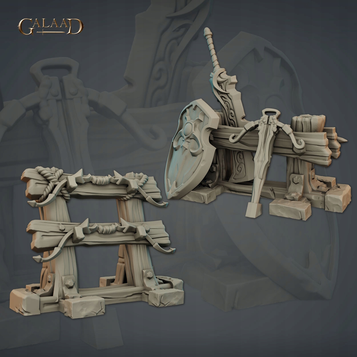 Fegyvertartók RPG D D Pathfinder Dungeons and Dragons modellekhez • Ár