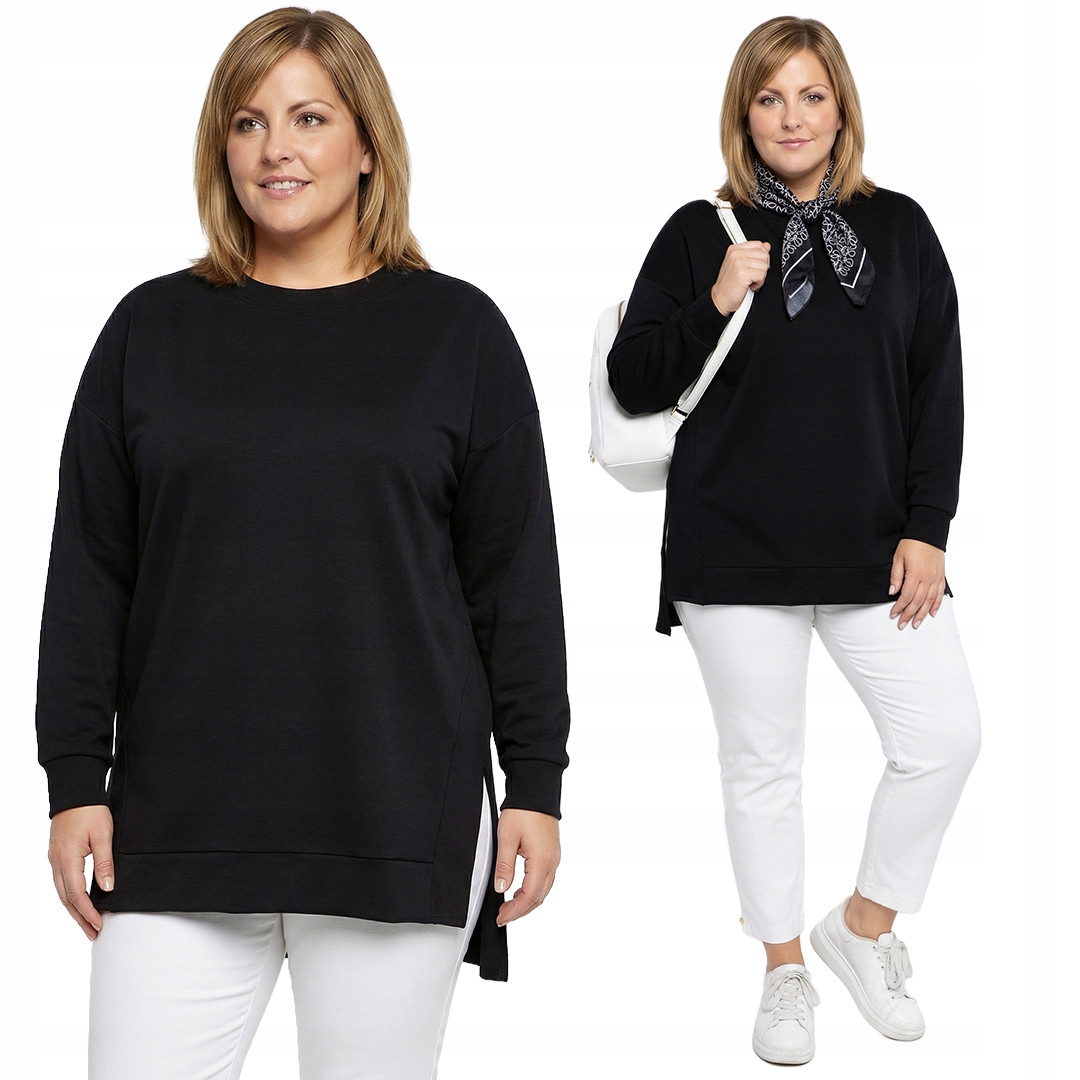 Bluza czarna plus size rozmiar 52/54