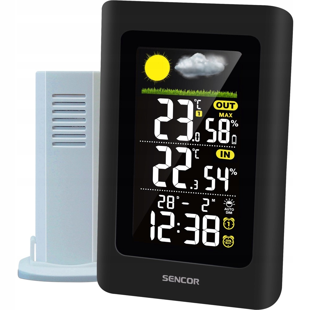 Stacja Pogodowa Meteo Sencor SWS 4270 LCD Budzik