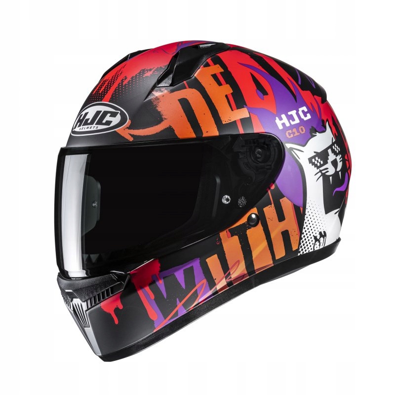 Motocyklová Prilba Hjc C10 Fop Black Red Xs