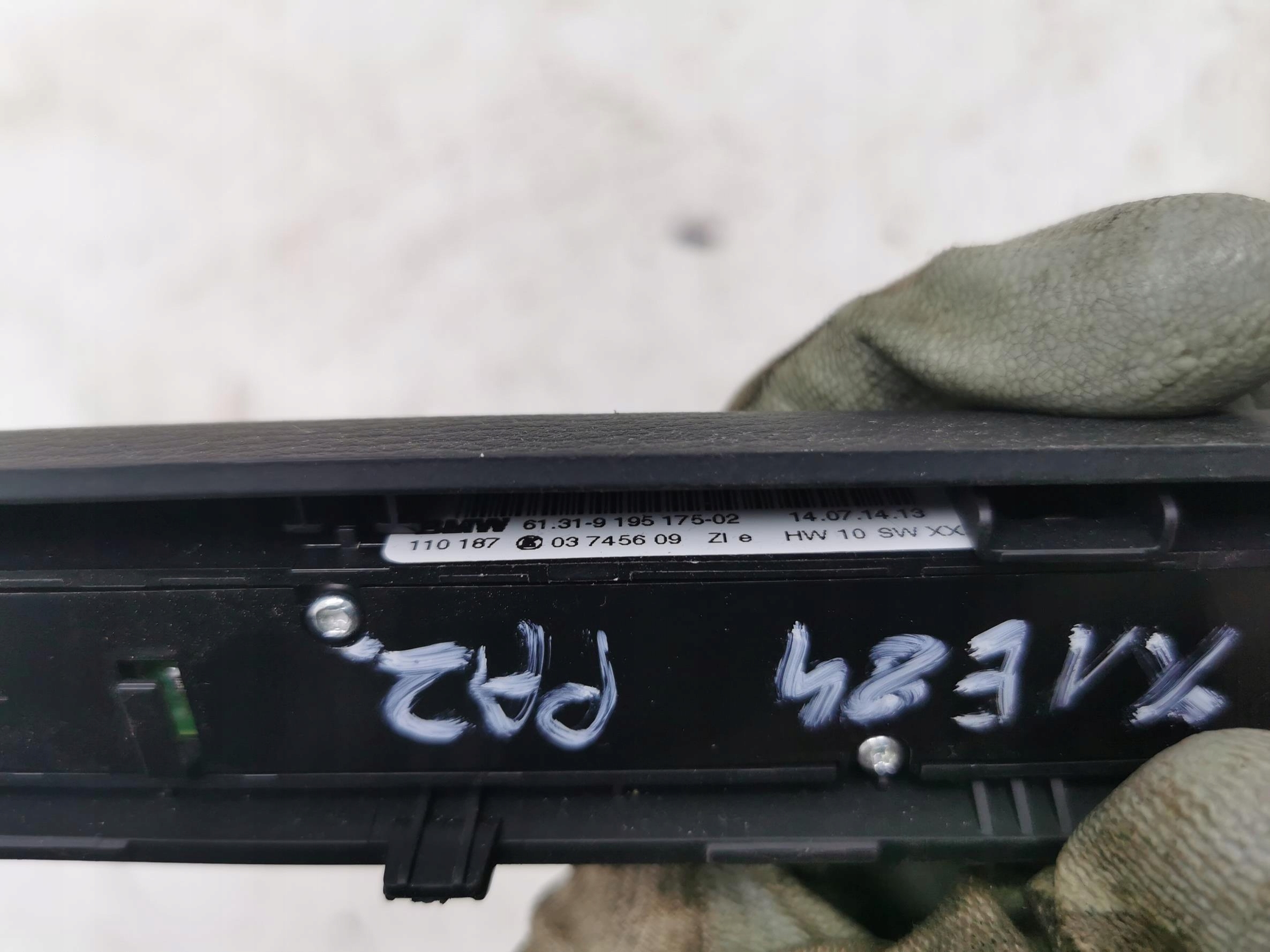 switch PODGRZEWANA seats BMW X1 E84 9195175