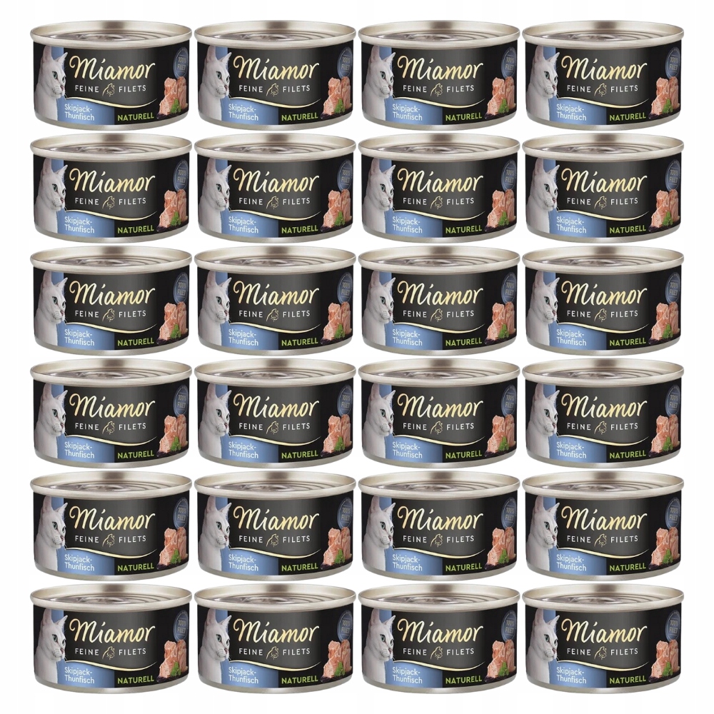 Miamor Feine Filets Naturelle tuńczyk 24x80g