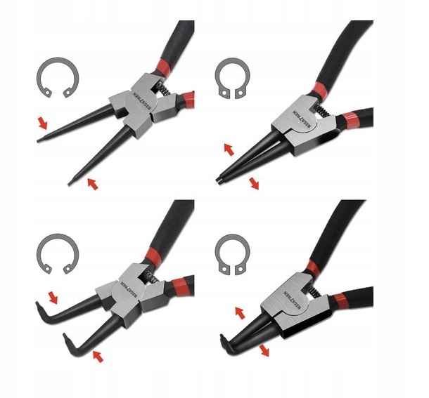 SZCZYPCE SEGERA ZESTAW 4SZT DO ZACISKÓW PIERŚCIENI Marka bez marki