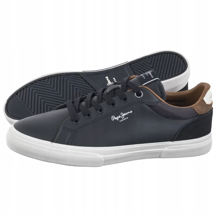Pánské polobotky Tenisky Pepe Jeans Kenton Court M Navy PMS30839