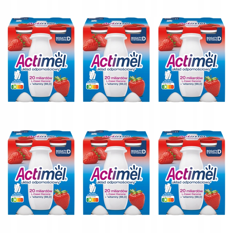 Actimel Jahoda 4x100 g X6