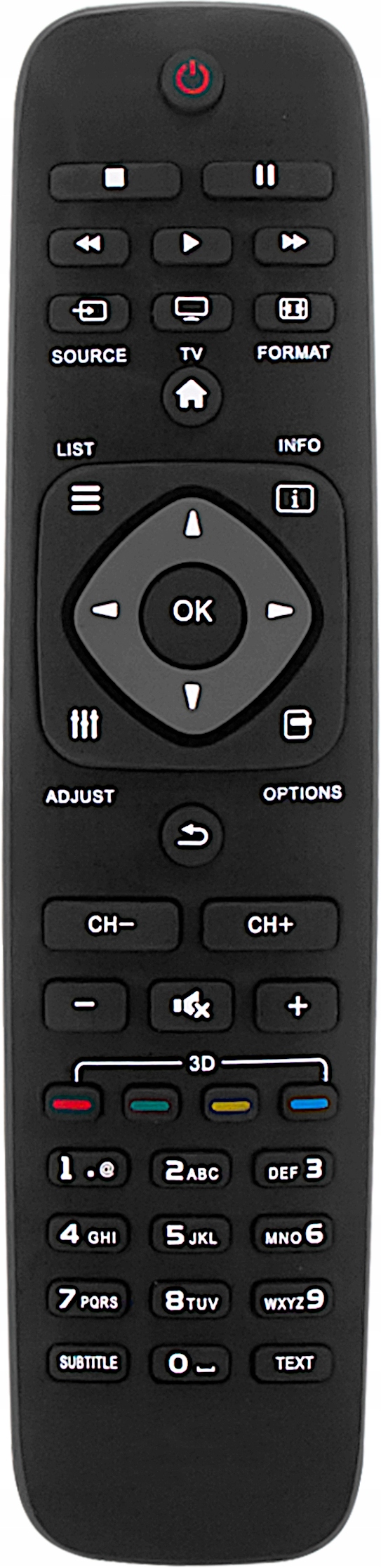 PILOT UNIWERSALNY DO TELEWIZORA TV VCR DVR PHILIPS