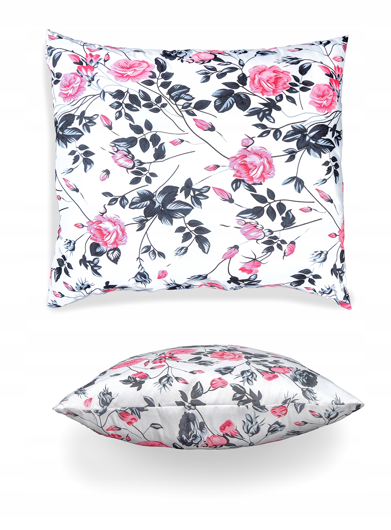 PODUSZKA 70x80 RÓŻE KWIATY BEZ POSZEWKI MIĘKKA PUSZYSTA ANTYALERGICZNA