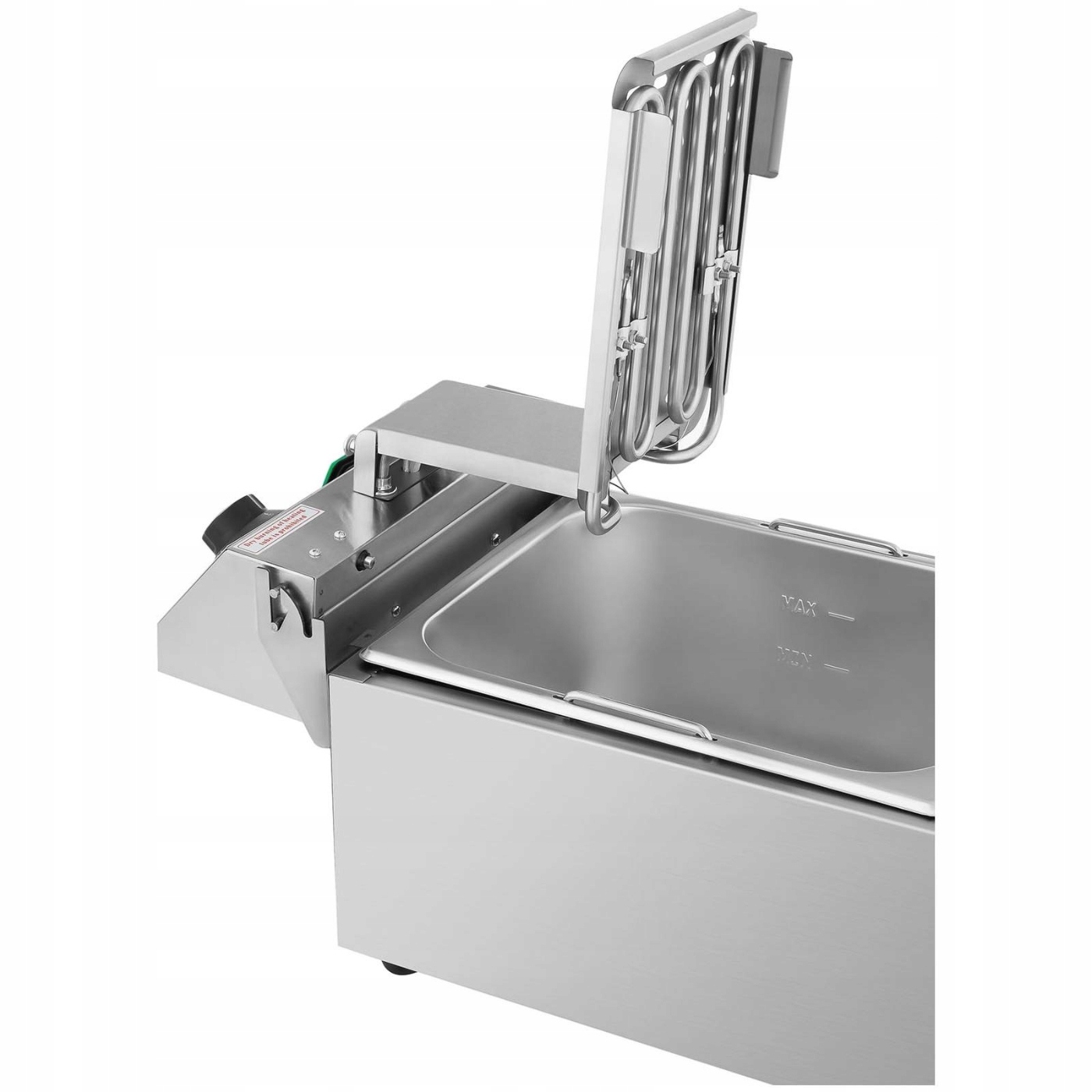 FRYTKOWNICA OLEJOWA FRYTKOWNICA ELEKTRYCZNA GASTRONOMICZNA METALOWA 10 L. Marka Royal Catering