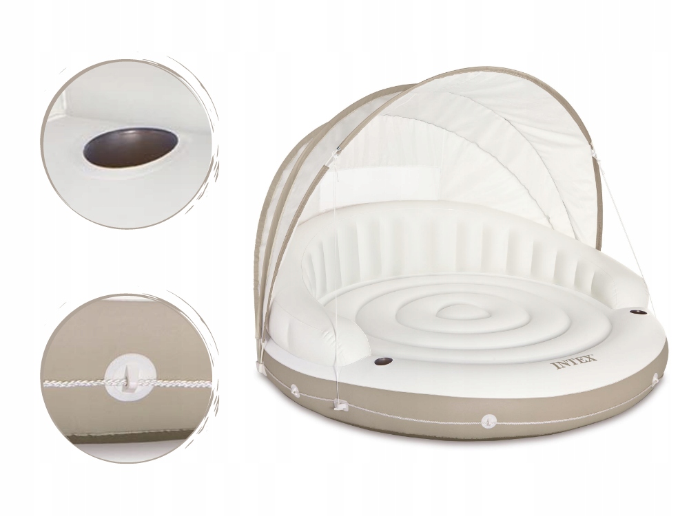 Pływająca Wyspa Materac Leżak z Dachem Intex 58292 Marka Intex