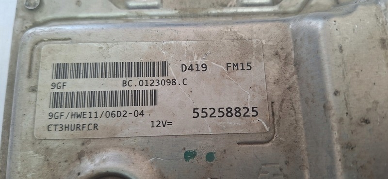 computer control unit FIAT TIPO 16- 55258825