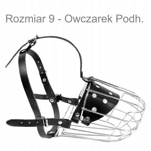 

Kaganiec Metalowy Dla Dużego Psa Owczarka Roz 9