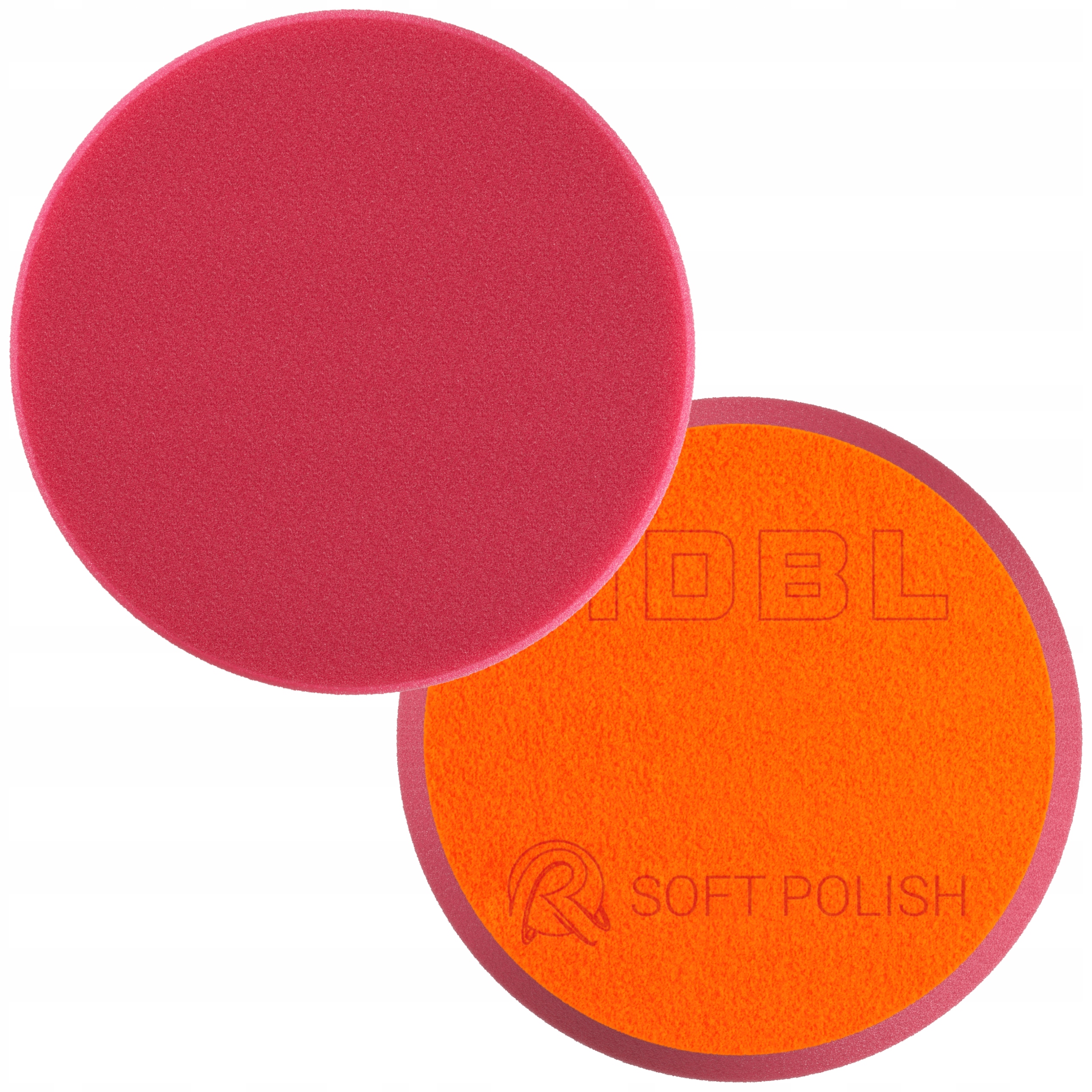 Adbl Soft Polish 125mm Średnio Miękki Czerwony Pad Polerski Gąbka Polerska