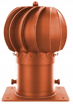 Kulový Rotační Nástavec S Krizí Fi 150 Ral 8004
