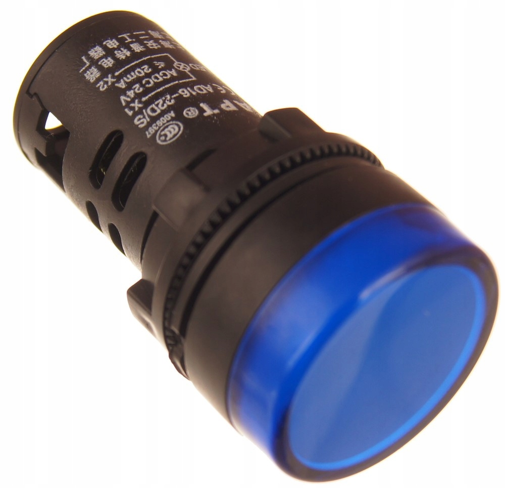 

Kontrolka lampka zasilania 22mm 24V niebieska