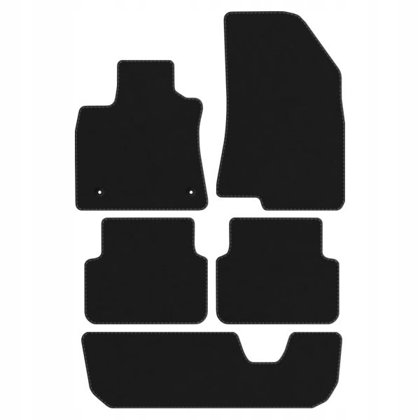 Dacia JOGGER 22 - 7os велюровые коврики Lux