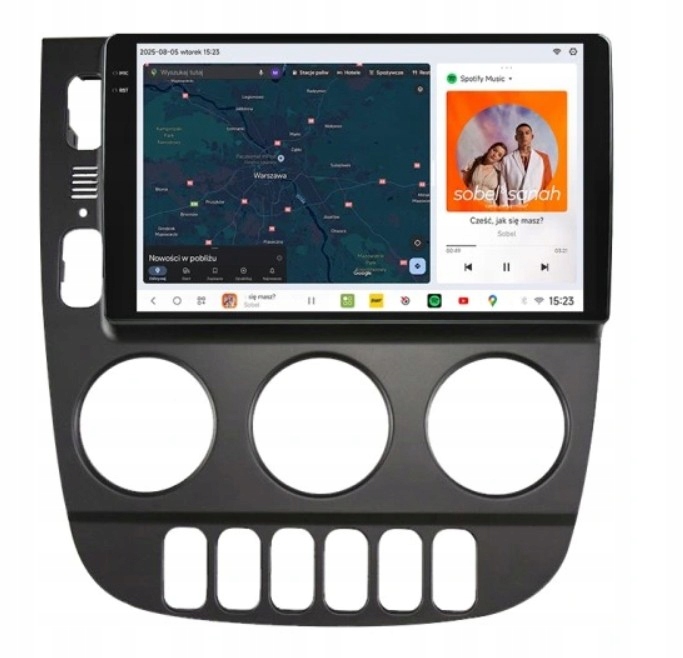 Rádio Navigace Gps Mercedes W163 ML 2001-05 Android 9" 2+64GB