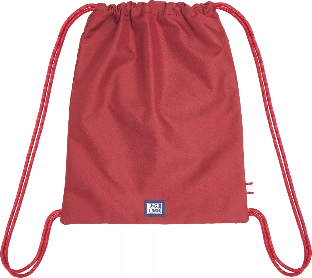 Czerwony WOREK SZKOLNY na BUTY kapcie strój na WF OXFORD Marka Oxford