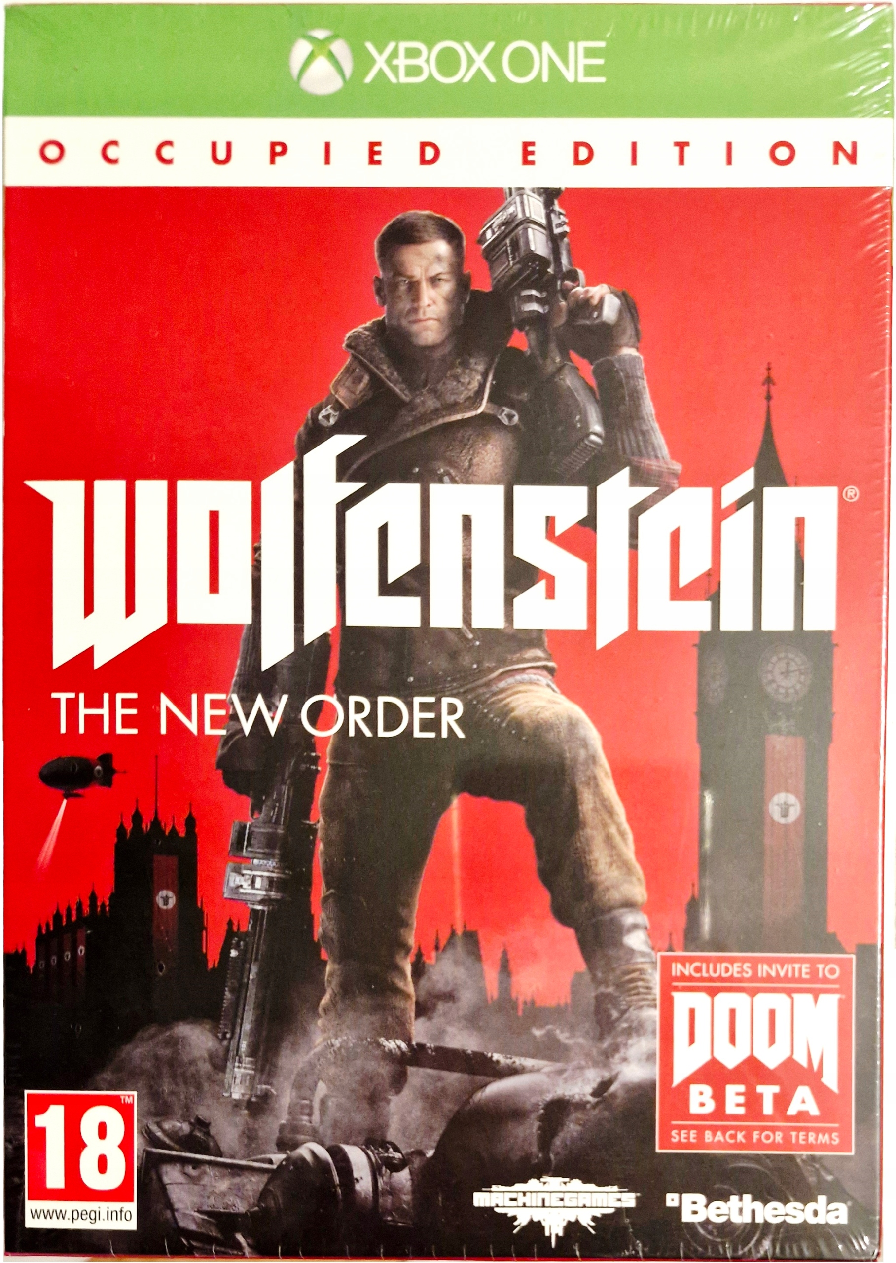 Wolfenstein The New Order Occupied Edition Folia Xbox One
