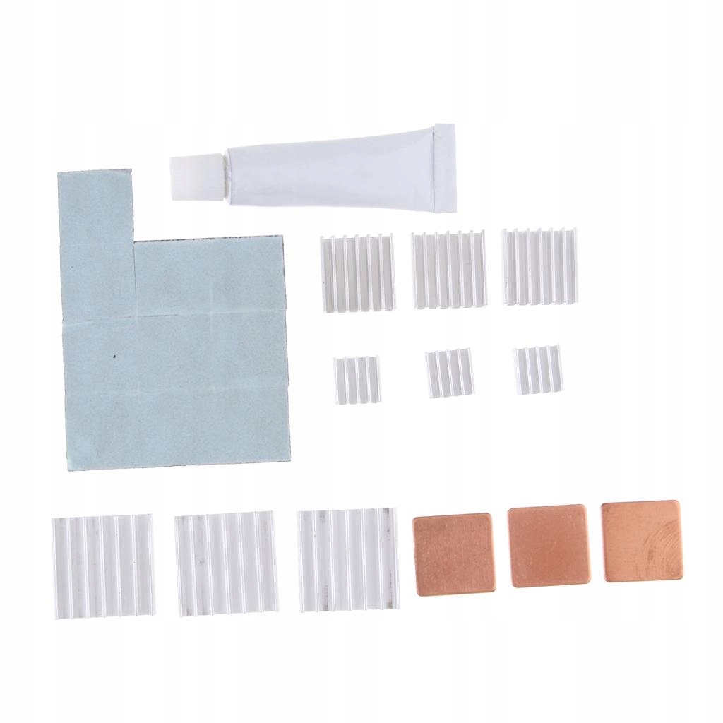 Zestaw radiatora aluminium miedź z taśmą