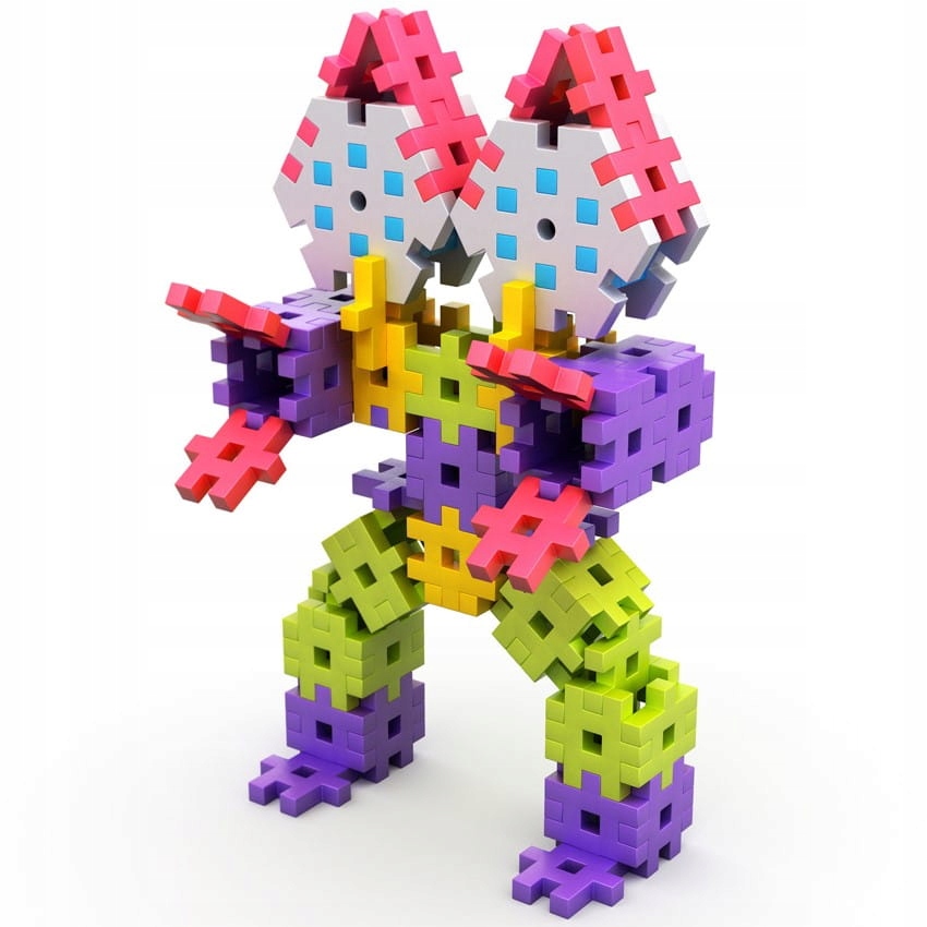 KLOCKI Konstrukcyjne Wafle MELI Basic Constructor Travel Box 1000 elementów Seria Basic