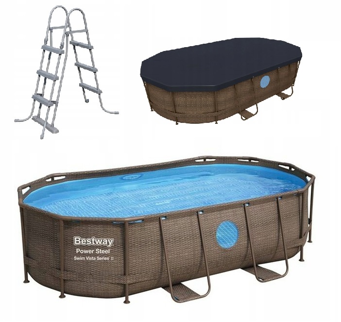 

Basen Stelażowy 427X250X100 cm Bestway brak pompy