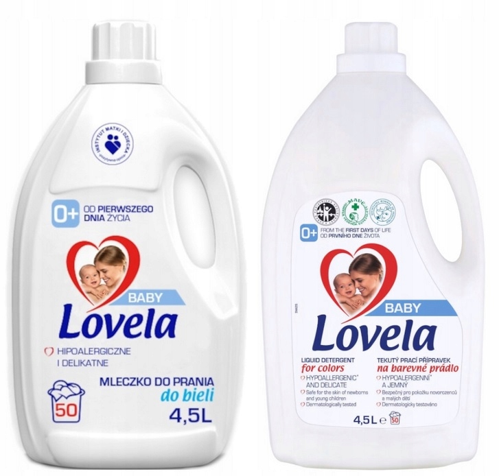 Levně Lovella Baby Hypoalergenní mléko Lovela na praní Bílé 4,5 Barvy 4.5