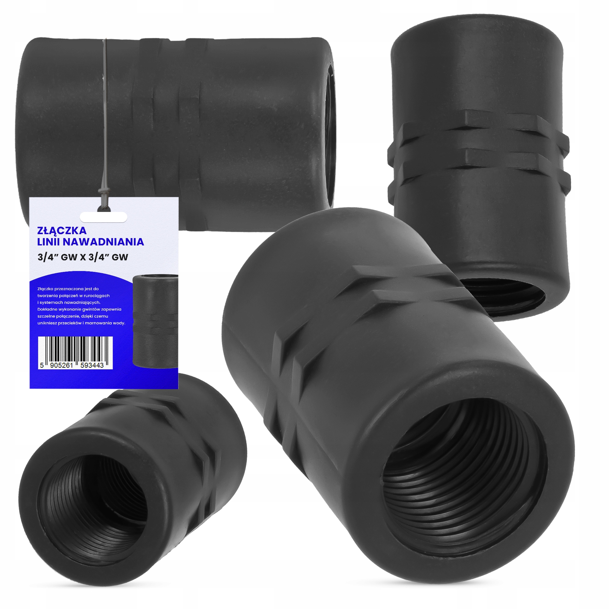 

Złączka Nypel Redukcja Nawadniania 3/4 Gw x 3/4 Gw