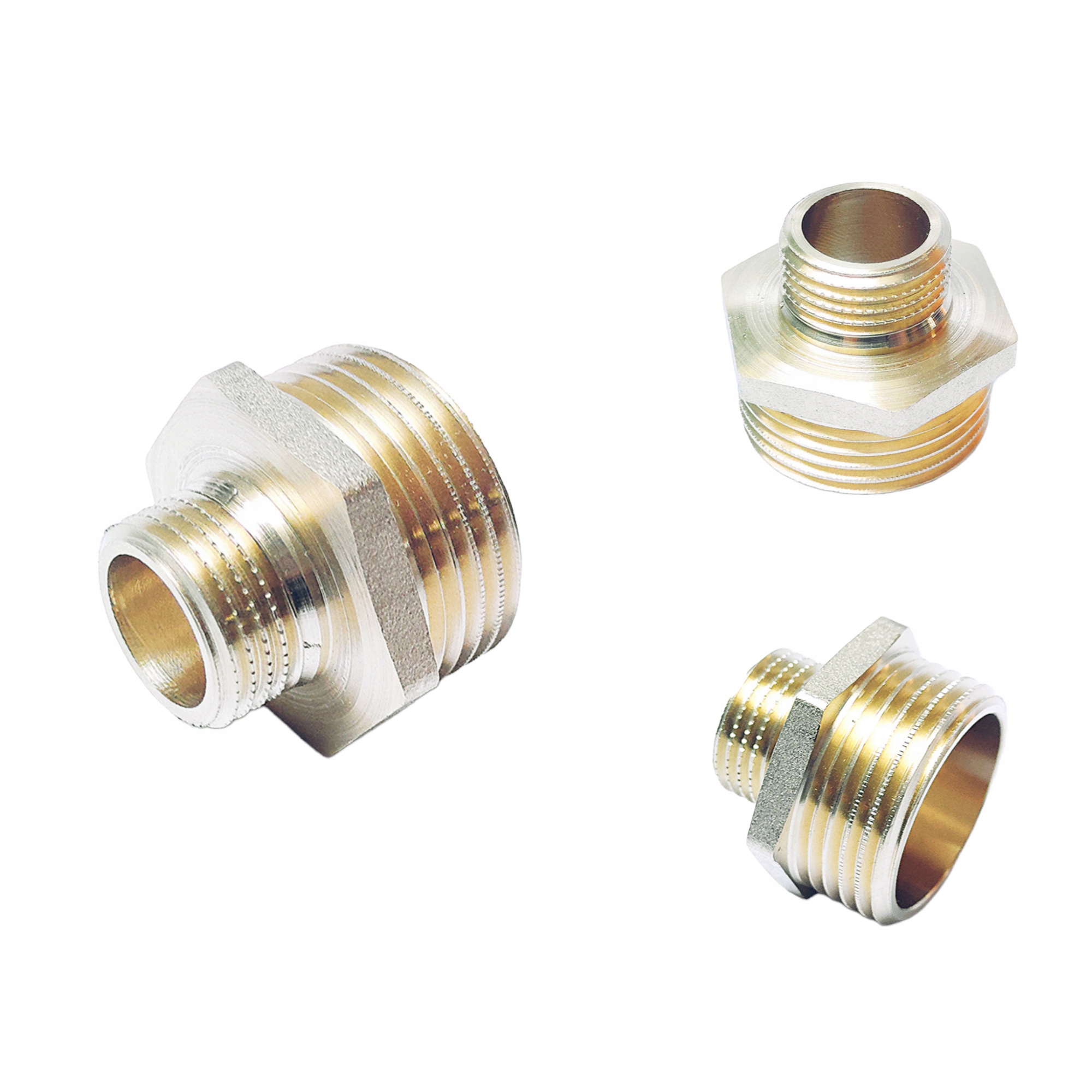 

Nypel Mosiężny Redukcyjny 1/2 X 3/8 " Cal