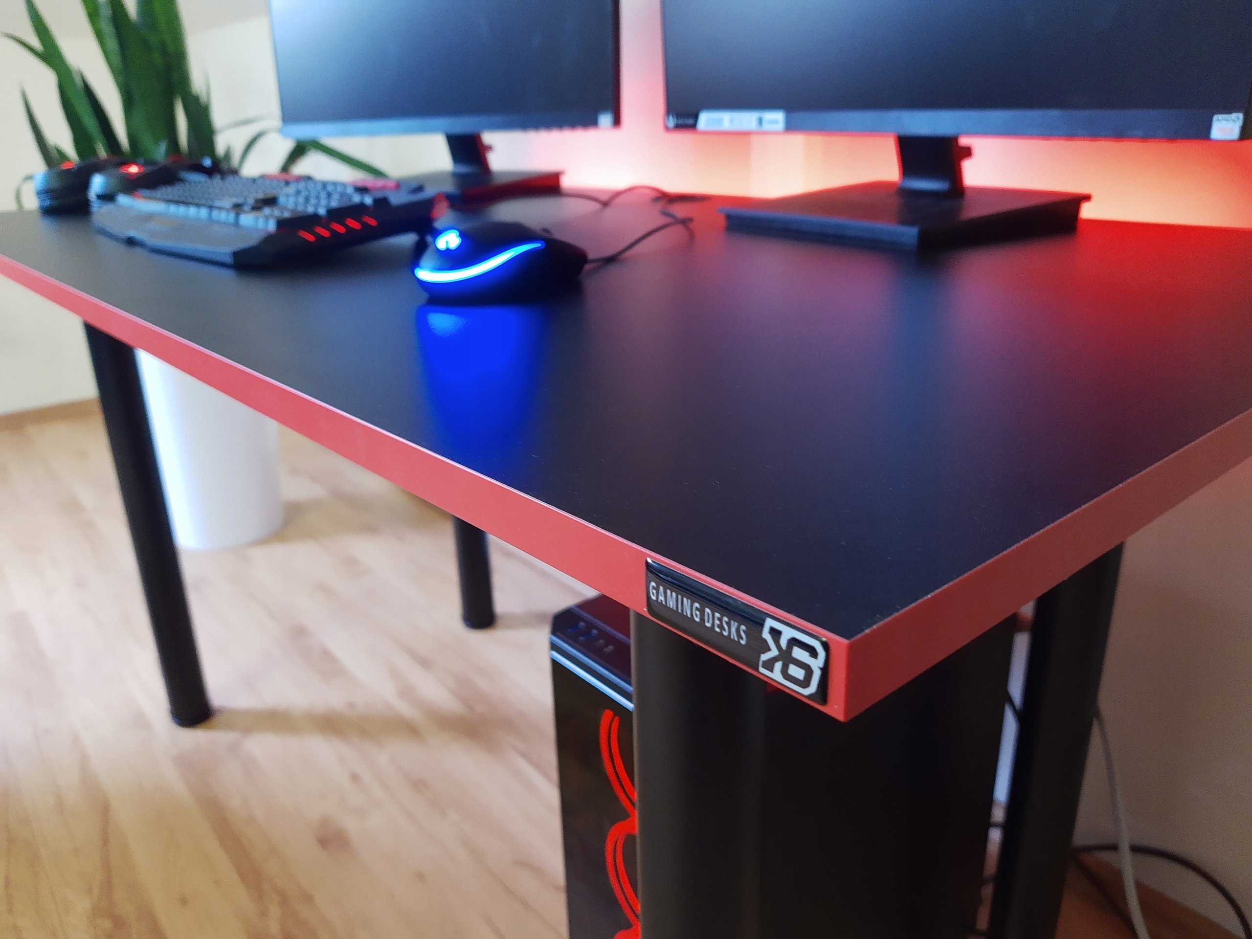 BIURKO GAMINGOWE RGB LED 100x60 Kod producenta DUŻE