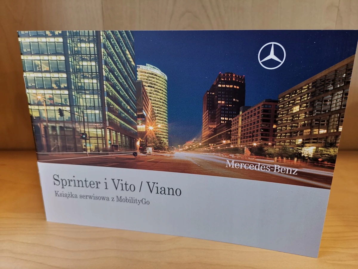 Mercedes Sprinter Vito Viano Польская Книга Сервис