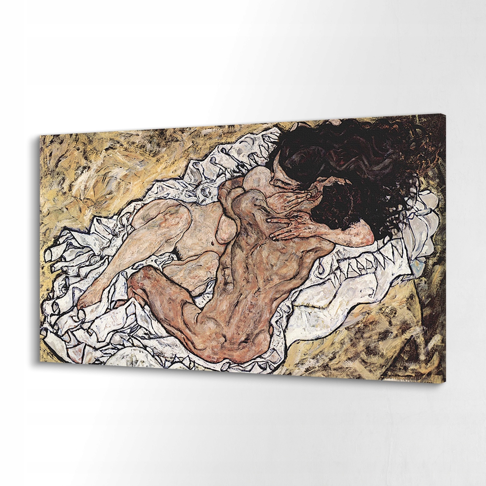 

Obrazy drukowane canvas 60x40 Uścisk Egon Schiele