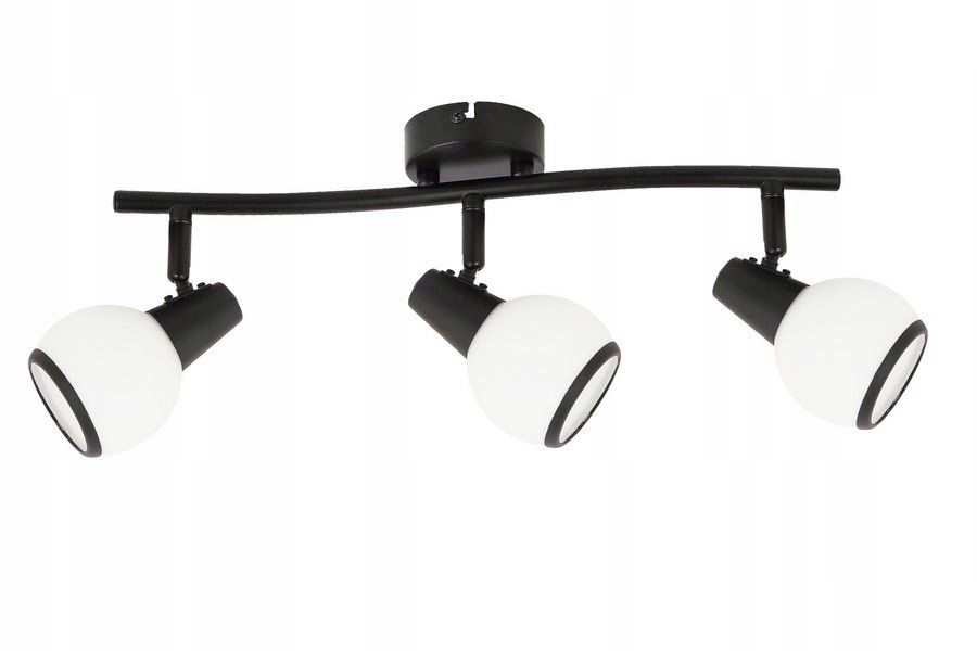 Stropní Svítidlo Loris černý 3 l nastavitelné reflektory obývací pokoj chodba pokoj