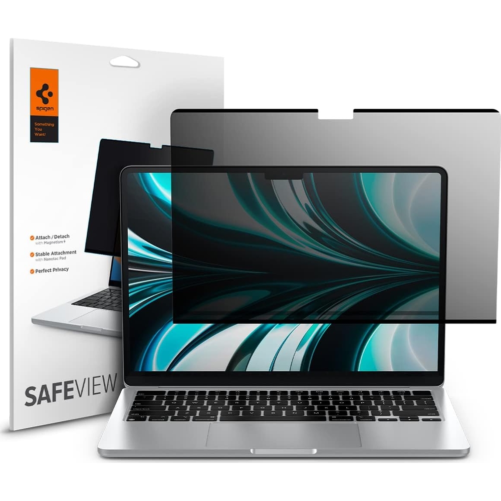Fólie pro MacBook Air 13" M4/M3/M2 Spigen SafeView Privacy