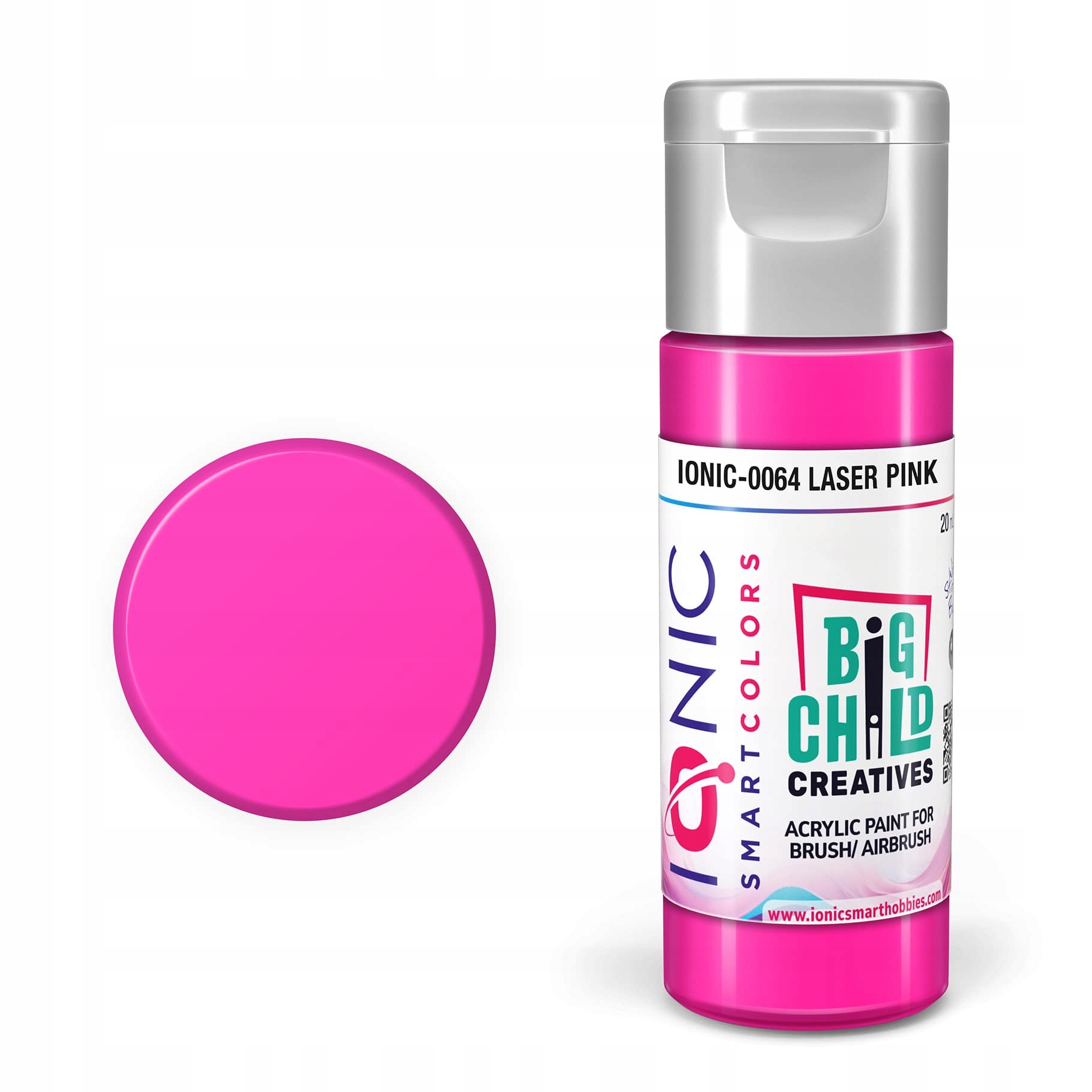 Ionic Smart Colors Laser Pink 20 ml Big Child Creatives Ammo